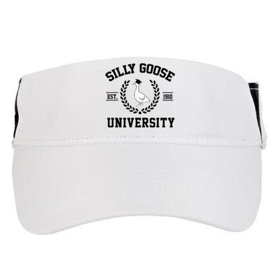 Silly Goose University Silly Goose Funny Meme School Bird Adult Drive Performance Visor