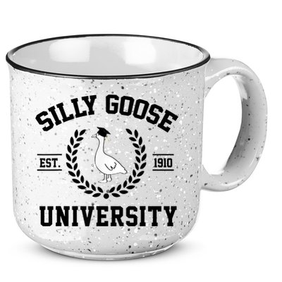 Silly Goose University Silly Goose Funny Meme School Bird 15oz Campfire Ceramic Mug