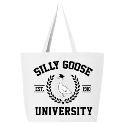 Silly Goose University Silly Goose Funny Meme School Bird 25L Jumbo Tote