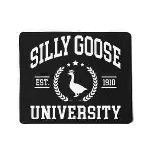 Silly Goose University Funny Goose On The Loose Funny Saying Mousepad