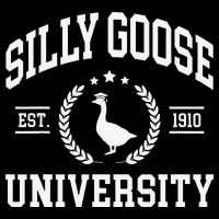 Silly Goose University Funny Goose On The Loose Funny Saying Cooling Performance Long Sleeve Crew