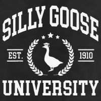 Silly Goose University Funny Goose On The Loose Funny Saying Golf Towel
