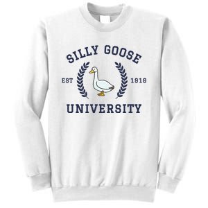 Silly Goose University Funny Silly Goose Sweatshirt