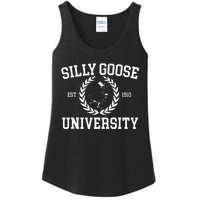 Silly Goose University Wo Silly Goose Meme Costume  Ladies Essential Tank