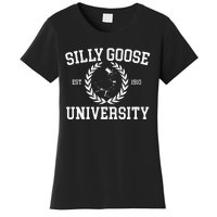 Silly Goose University Wo Silly Goose Meme Costume  Women's T-Shirt