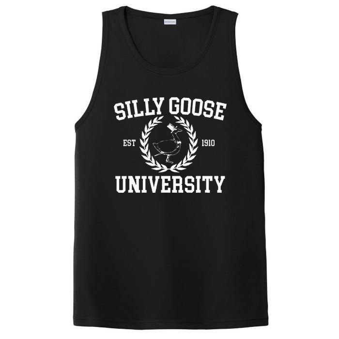 Silly Goose University Silly Goose Meme PosiCharge Competitor Tank