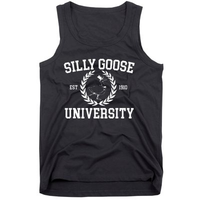 Silly Goose University Silly Goose Meme Tank Top