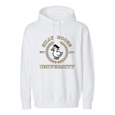 Silly Goose University Gift Garment-Dyed Fleece Hoodie