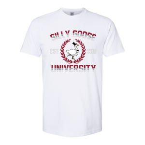 Silly Goose University Silly Goose Meme Gift Softstyle CVC T-Shirt