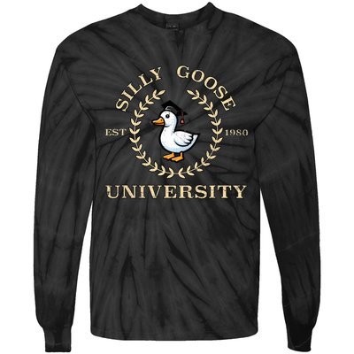 Silly Goose University Tie-Dye Long Sleeve Shirt