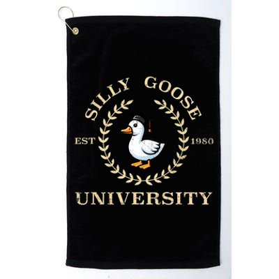 Silly Goose University Platinum Collection Golf Towel