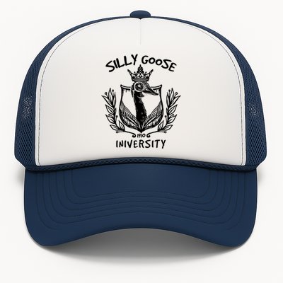 Silly Goose University Silly Goose Meme Costume Gift Trucker Hat