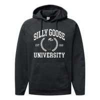 Silly Goose University Vintage Silly Goose On The Loose Performance Fleece Hoodie