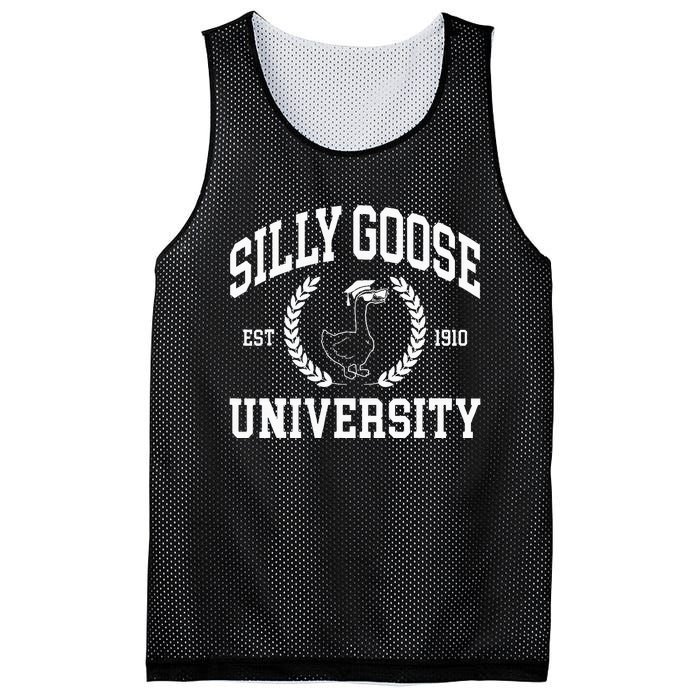 Silly Goose University Vintage Silly Goose On The Loose Mesh Reversible Basketball Jersey Tank