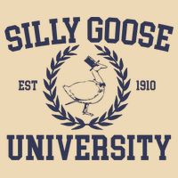 Silly Goose University Funny Silly Goose Meme Bird Lover Drawstring Bag