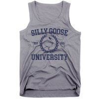 Silly Goose University Funny Silly Goose Meme Bird Lover Tank Top