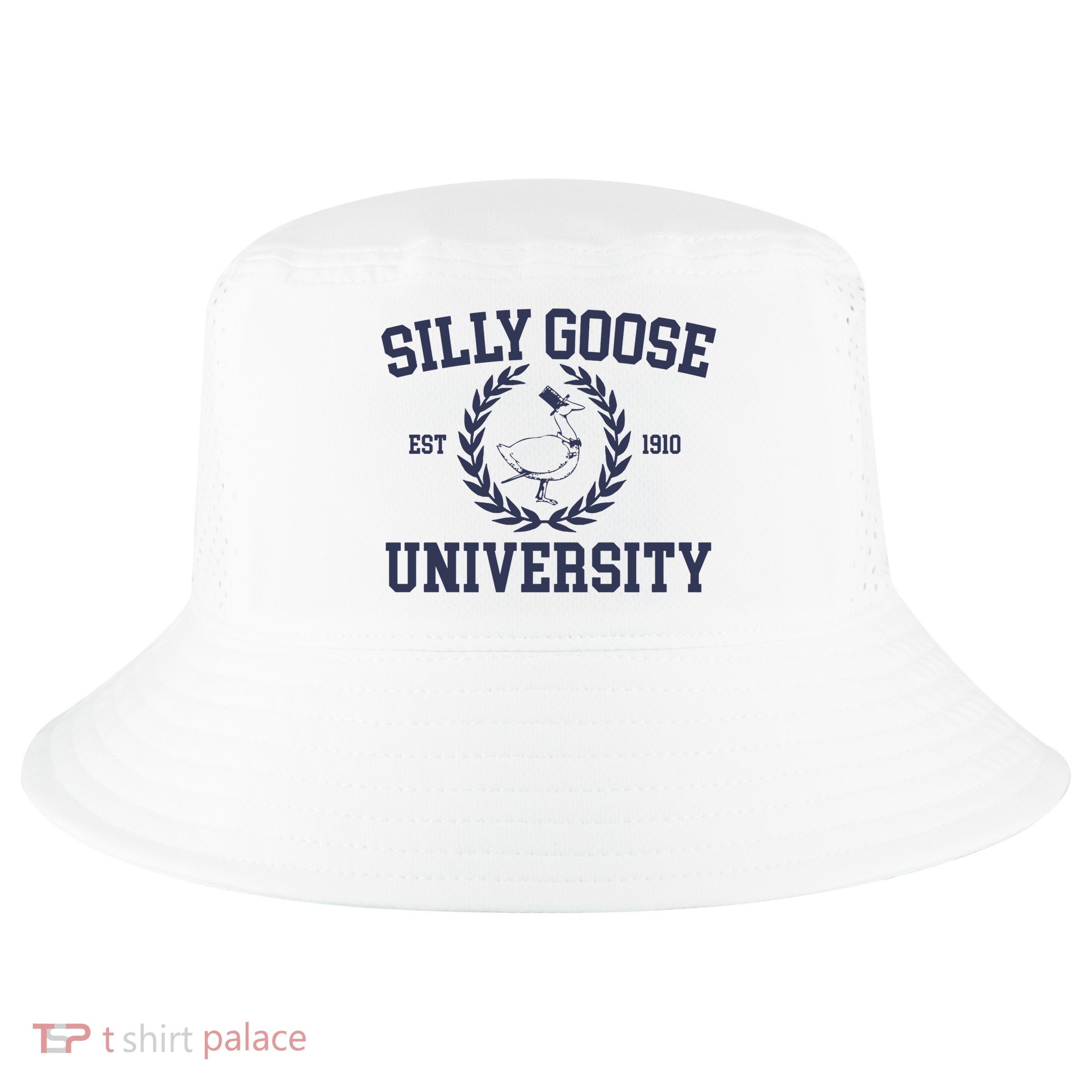 Silly Goose University Funny Silly Goose Meme Bird Lover Cool Comfort Performance Bucket Hat