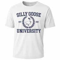 Silly Goose University Funny Silly Goose Meme Bird Lover Performance Shirt