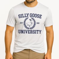 Silly Goose University Funny Silly Goose Meme Bird Lover Performance Shirt