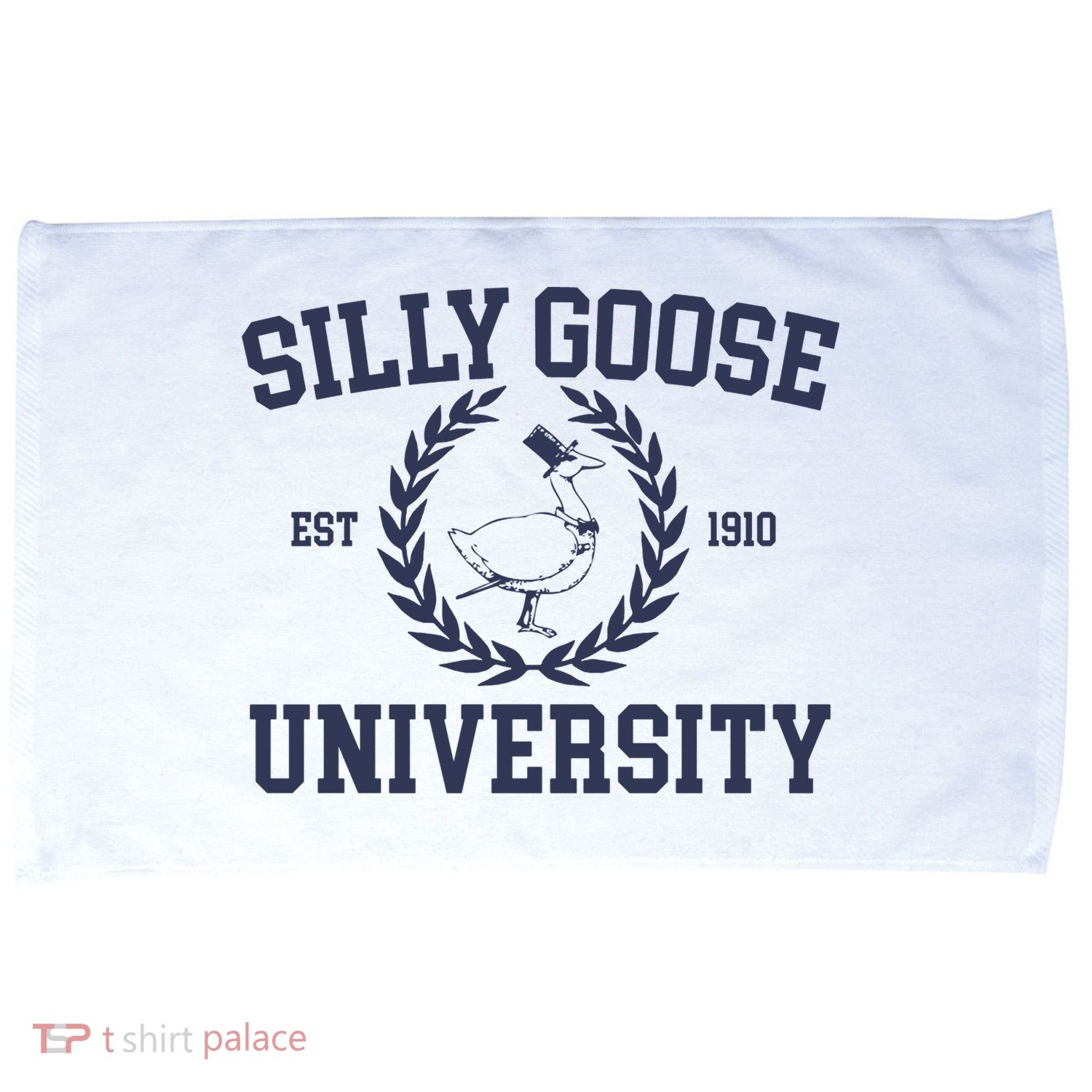 Silly Goose University Funny Silly Goose Meme Bird Lover Microfiber Hand Towel