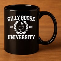 Silly Goose University Silly Goose Meme Costume 11oz C Handle Ceramic Mug