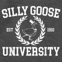 Silly Goose University Silly Goose Meme Costume Vector Backpack