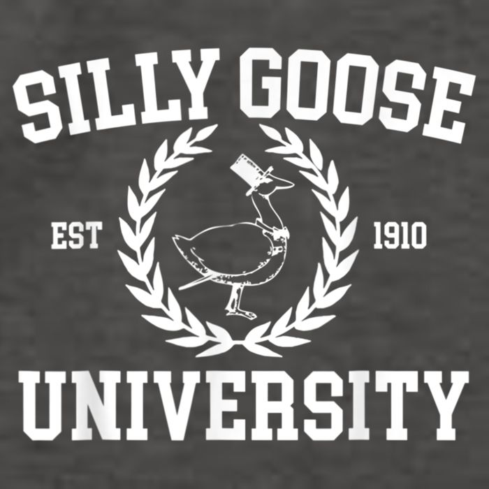 Silly Goose University Silly Goose Meme Costume Vector Backpack