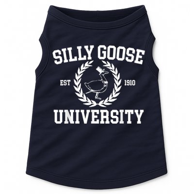 Silly Goose University Silly Goose Meme Costume Doggie Tank