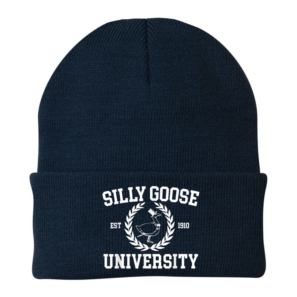 Silly Goose University Silly Goose Meme Costume Beanie