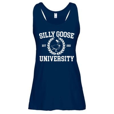 Silly Goose University Silly Goose Meme Costume Ladies Essential Flowy Tank