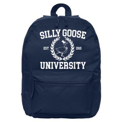 Silly Goose University Silly Goose Meme Costume 16 in Basic Backpack