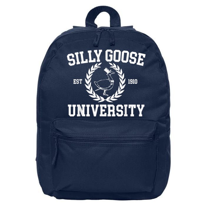 Silly Goose University Silly Goose Meme Costume 16 in Basic Backpack