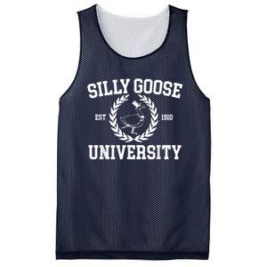 Silly Goose University Silly Goose Meme Costume Mesh Reversible Basketball Jersey Tank