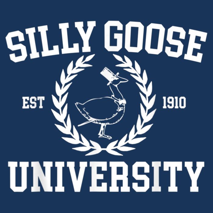 Silly Goose University Silly Goose Meme Costume 25L Jumbo Tote
