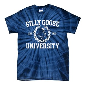 Silly Goose University Silly Goose Meme Costume Tie-Dye T-Shirt