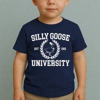 Silly Goose University Silly Goose Meme Costume Toddler T-Shirt