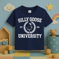 Silly Goose University Silly Goose Meme Costume Toddler T-Shirt