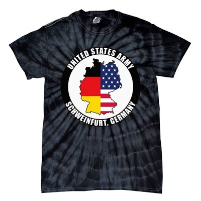 Schweinfurt Germany United States Army Military Veteran Gift Tie-Dye T-Shirt