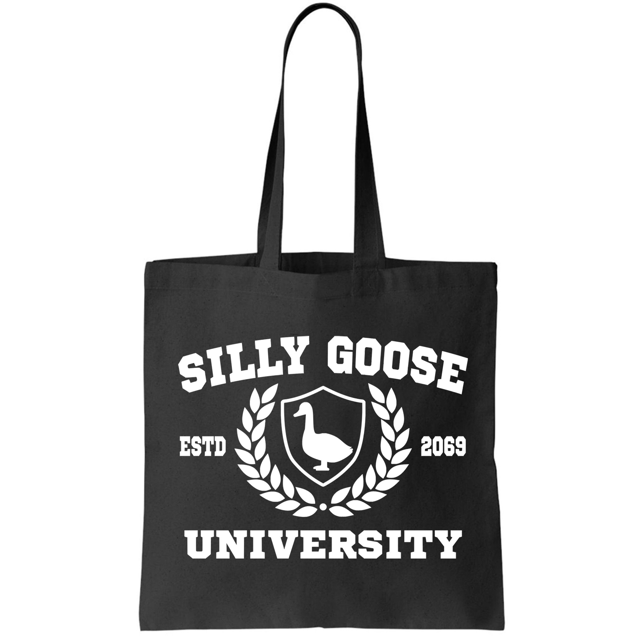 Silly Goose University Funny Meme School Bird Bag