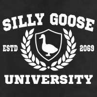 Silly Goose University Funny Meme School Bird 25L Jumbo Tote