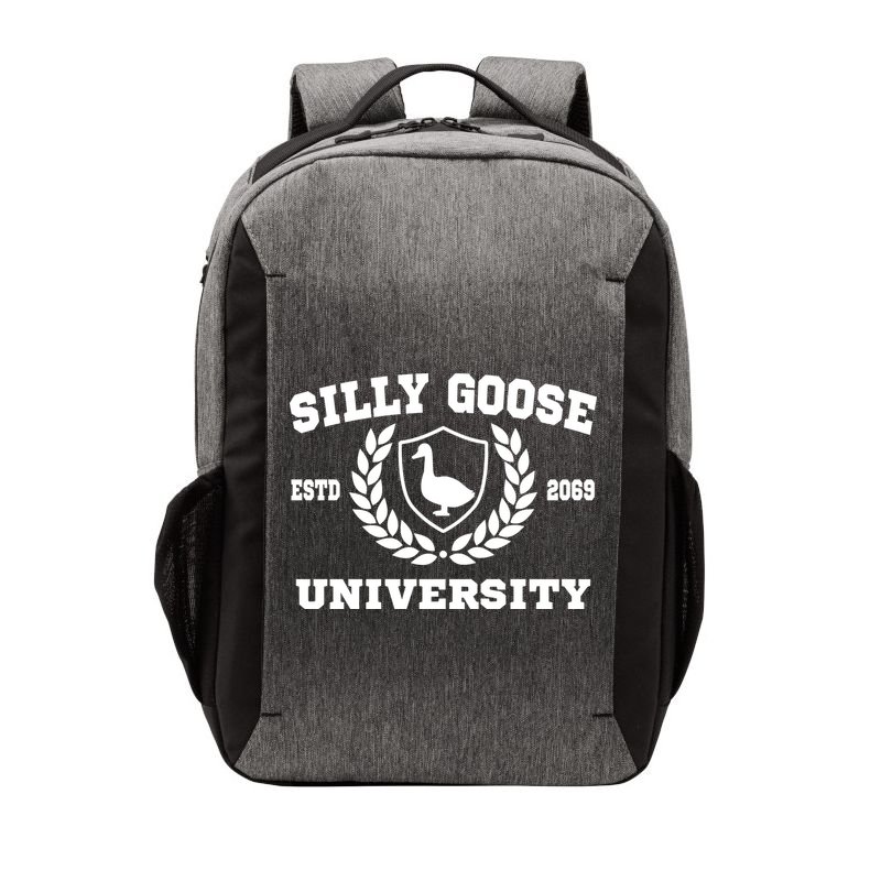 Silly Goose University Funny Meme School Bird Vector Backpack