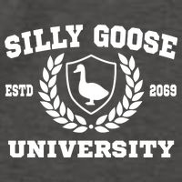 Silly Goose University Funny Meme School Bird Vector Backpack