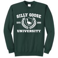 Silly Goose University Funny Meme School Bird Sweatshirt