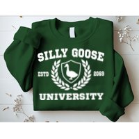 Silly Goose University Funny Meme School Bird Sweatshirt