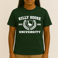 Silly Goose University Funny Meme School Bird T-Shirt