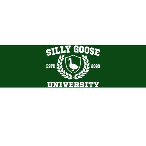 Silly Goose University Funny Meme School Bird Bumper Sticker