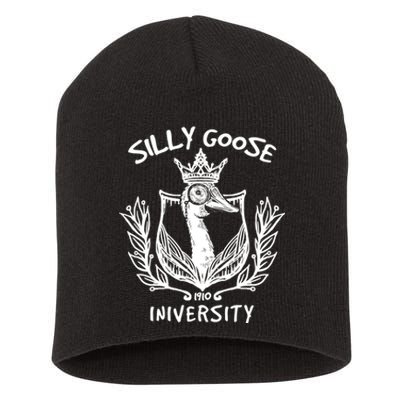 Silly Goose University Womens Silly Goose Meme Costume Short Acrylic Beanie