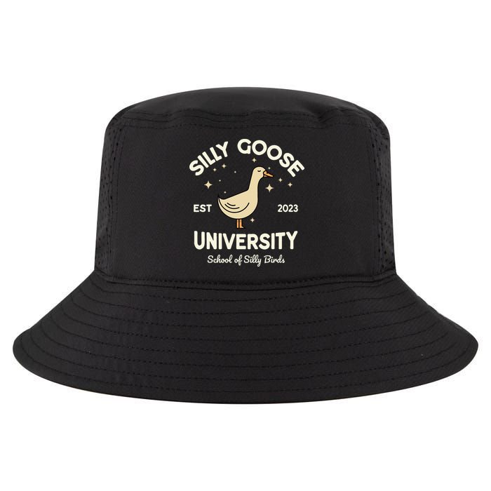 Silly Goose University School Of Silly Birds Sweatshirt Cool Comfort Performance Bucket Hat