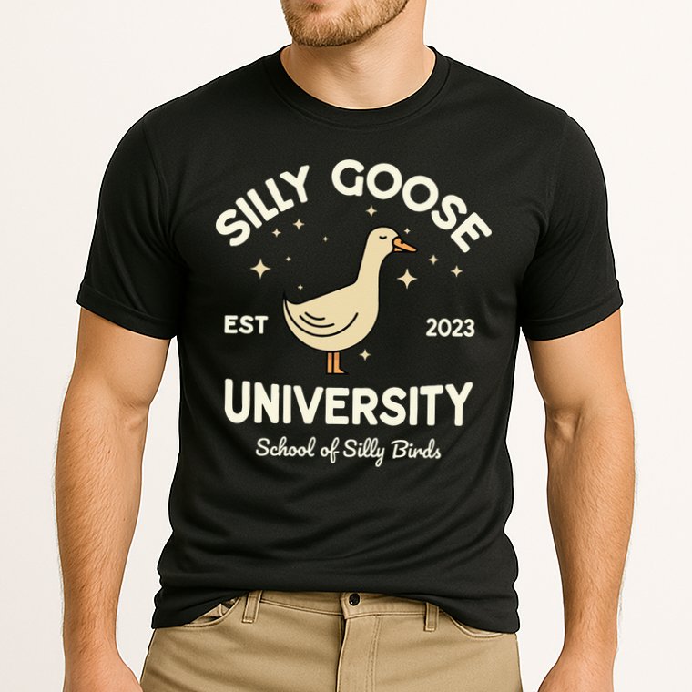 Silly Goose University School Of Silly Birds Sweatshirt Performance Shirt