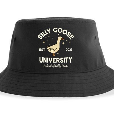 Silly Goose University School Of Silly Birds Sweatshirt Sustainable Bucket Hat